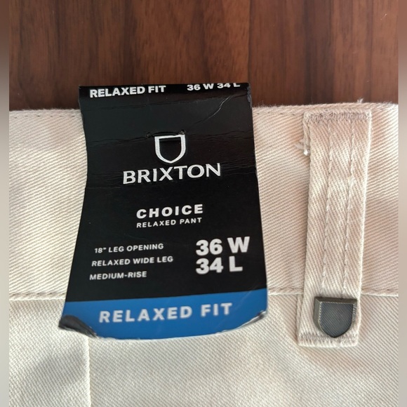 Brixton Choice Chino Relaxed Pant (36 waist) - Picture 4 of 6